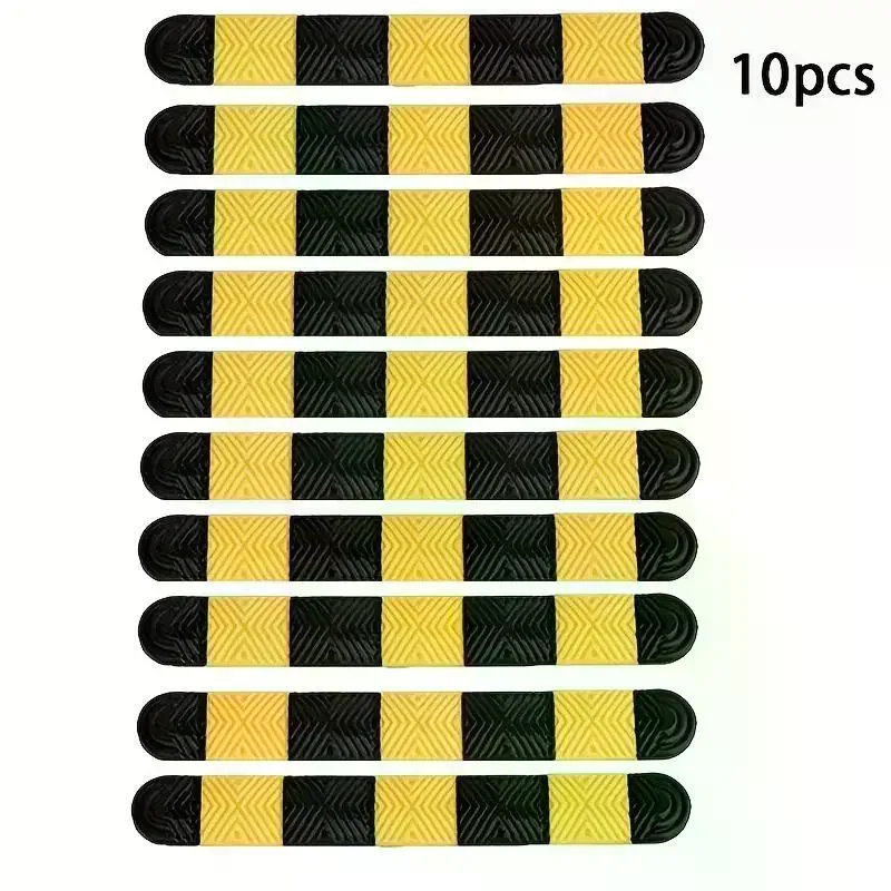 10Pcs Simulation Miniature Speed Bump Model Buffer Strip Parking Roadblock Tools 1/64 Mini Car Parking Lot Diorama Layout Decor