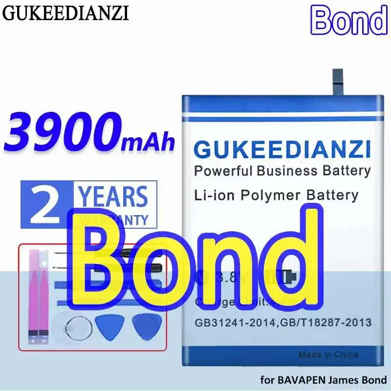 

Mobile Phone Battery For Bavapen James Bond High Compatibility 3900Mah