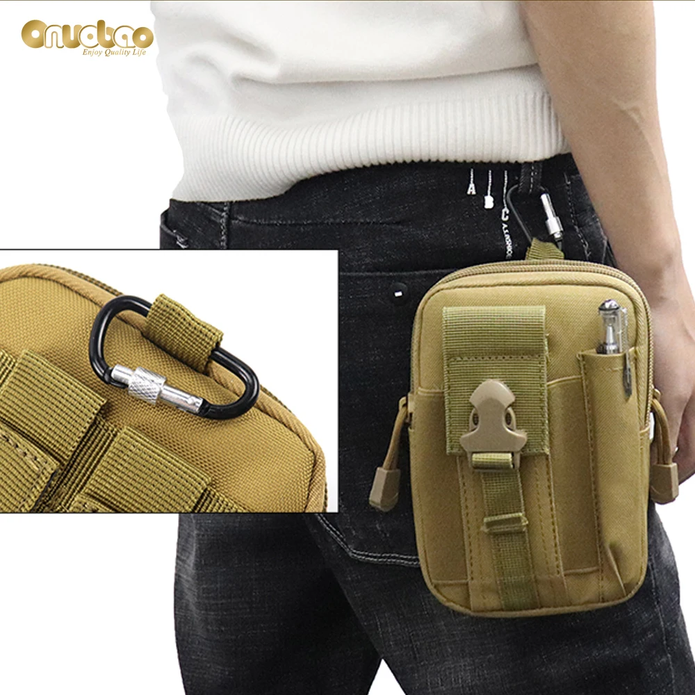 Mobile Phone Bag Men Waist Bag Multifunctional Tactical Belt Bag Set Diagonal Middle Aged  Elderly Mini Small Bag Leisure Sport