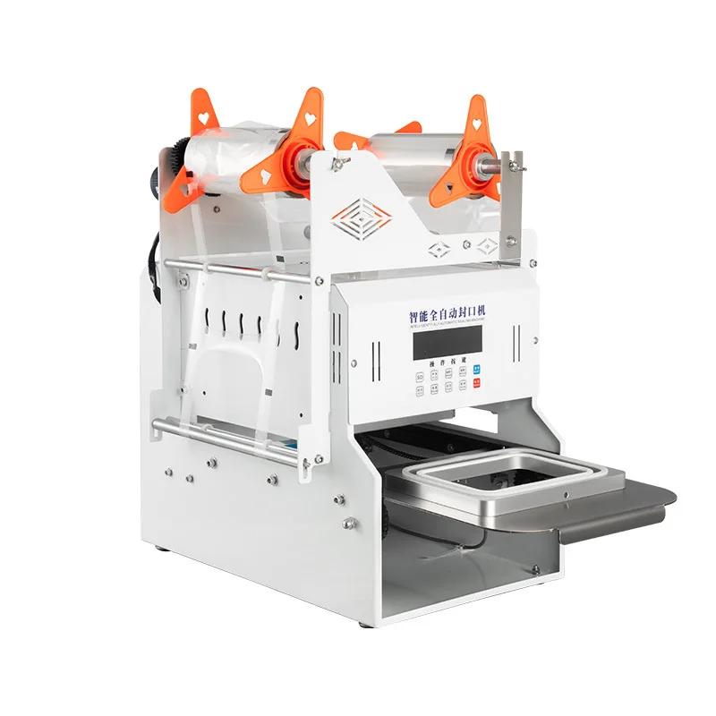Packing and sealing machine Desktop automatic takeaway box packing machine Simple, lightweight, practical and environmentall