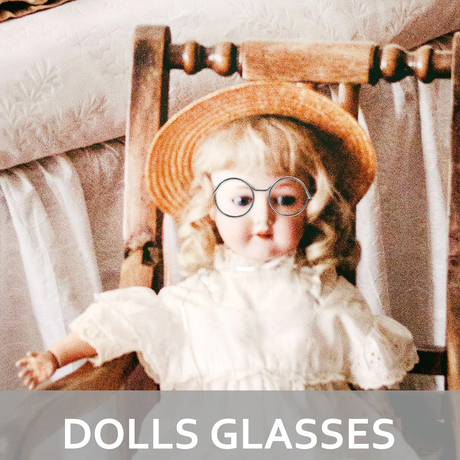 10Pcs Cute Miniature Eyeglasses for Smooth Polished Metal Frames Dress Up Accessories Party Favors Christmas Gift Ideas