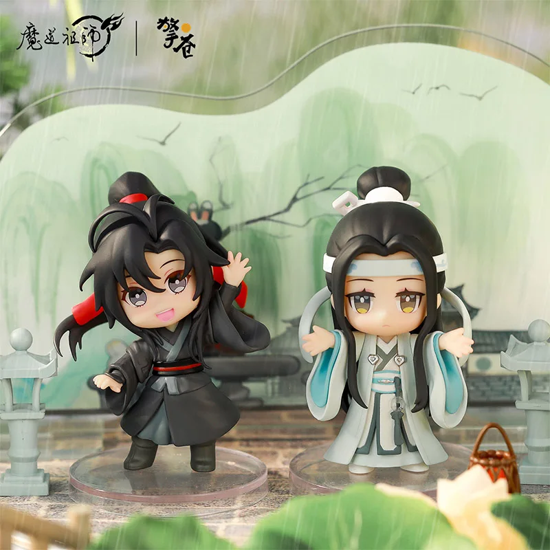 

Mo Dao Zu Shi Anime Figure Lan Wangji Wei Wuxian Action Figures Q Version Model Doll Desktop Collection Dedcor Toy Boy Girl Gift