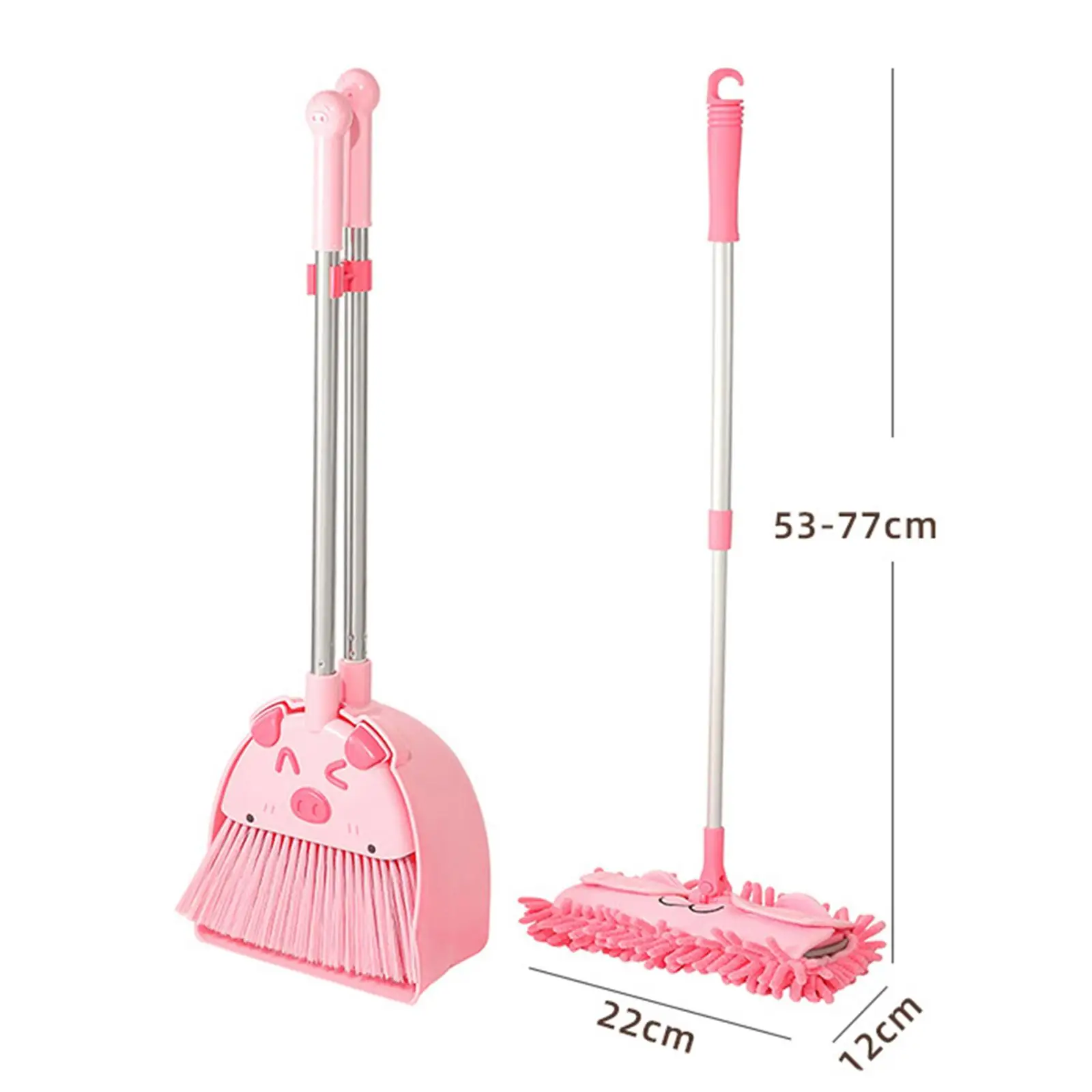 Kids Cleaning Toy Set Toddlers Broom Set Little Housekeeping Helper Set for Kindergarten Preschool