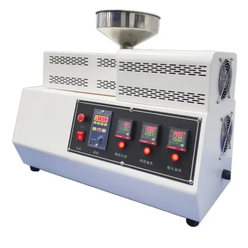 Laboratory Tabletop Plastic Polymer Single Screw Extruder Machine