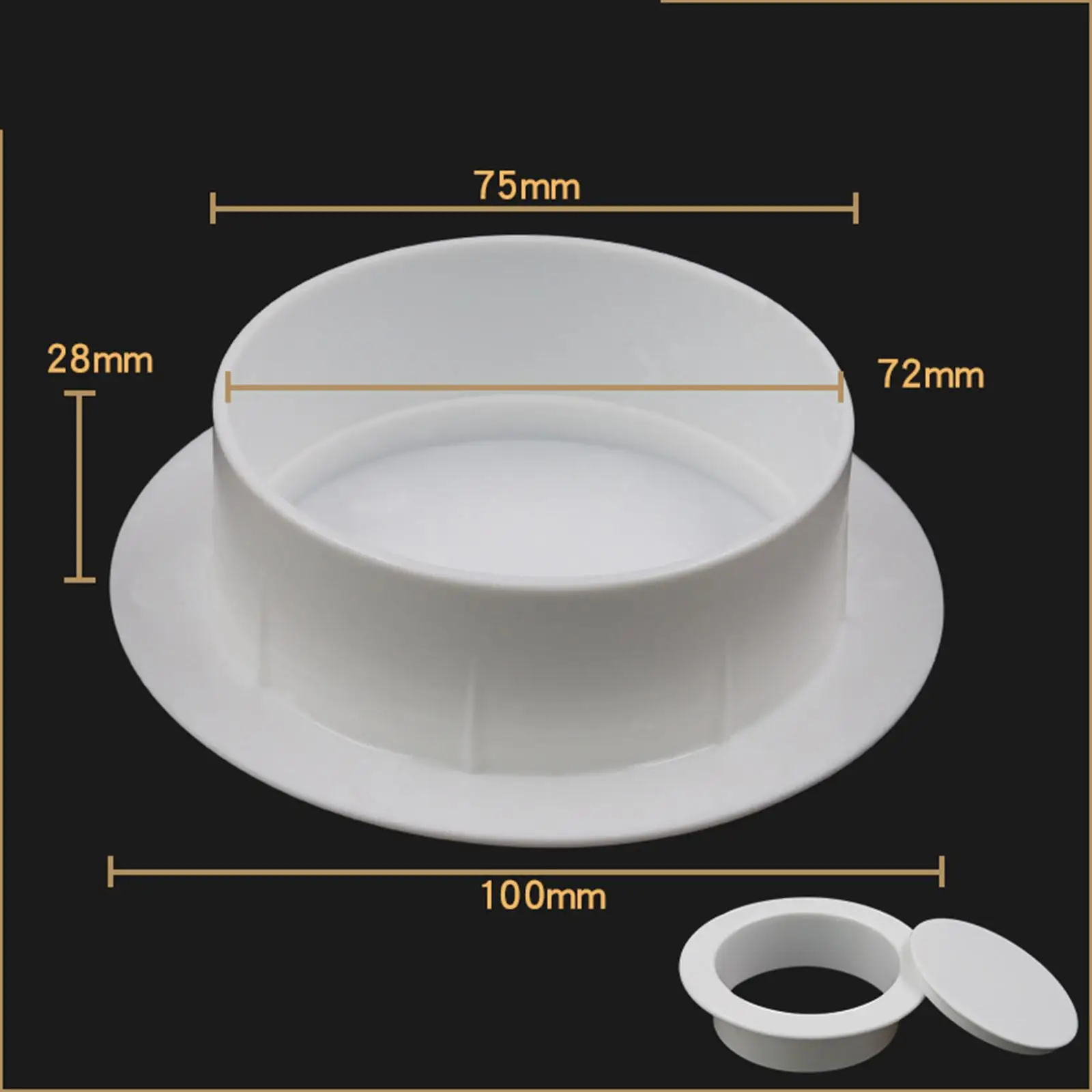 Air Conditioner Exhaust Hose Coupler Round Tube Adapter for Portable AC Unit Window Mount Venting Parts
