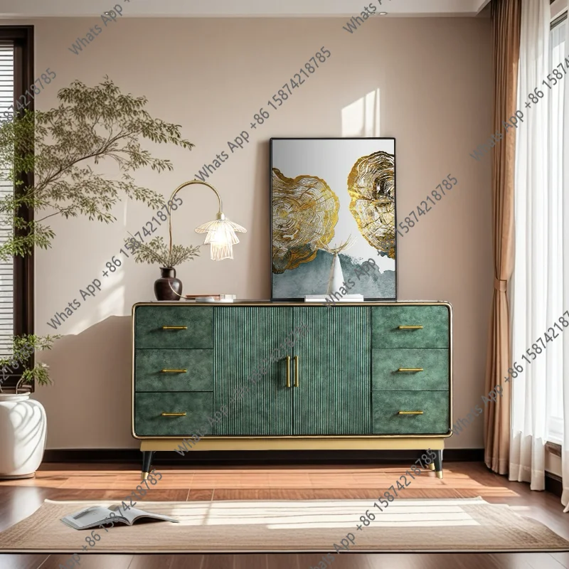 X Nordic Green Living Room Cabinets Long Dustproof Japanese Narrow Living Room Cabinets Storage Meuble Rangements Furniture Home