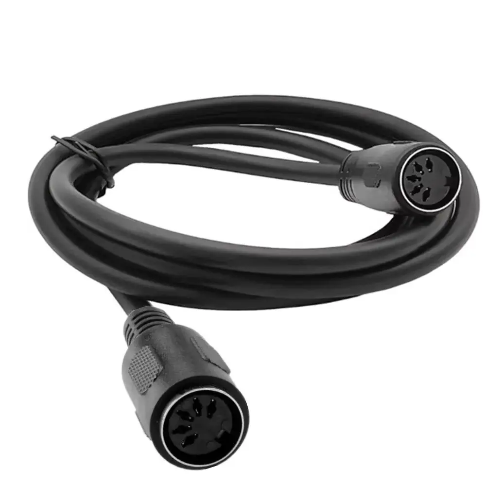 Cable de extensión MIDI de 5 pines DIN hembra a macho Cable de Audio hembra para teclado MIDI sintetizador órgano Piano eléctrico guitarra MIDI