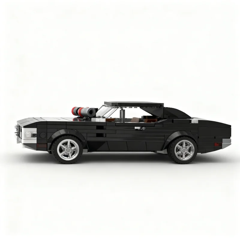 332pcs MOC City Champions Dodge Charger R T Fast Furious Model Building Blocks Architecture Toys Christmas Gifts Education Brick view 3