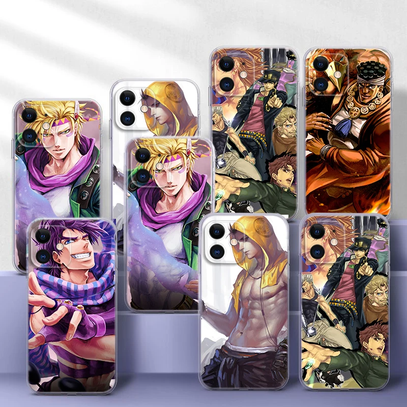 C13 JoJo Jonathan Joestar Fundas Soft Case for Moto G9 Powe One Pro E12 E22I E22 G52 G42 G32 G22 G23 Z2 Z Play P40 P30 Edge 30