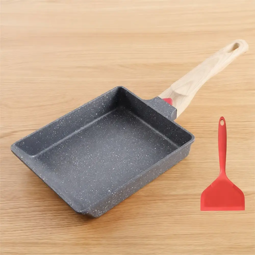 Square Mini Frying Pot Non Stick Tamagoyaki Maker Maifan Stone Kitchen Cookware For Healthy Egg Breakfast Cooking
