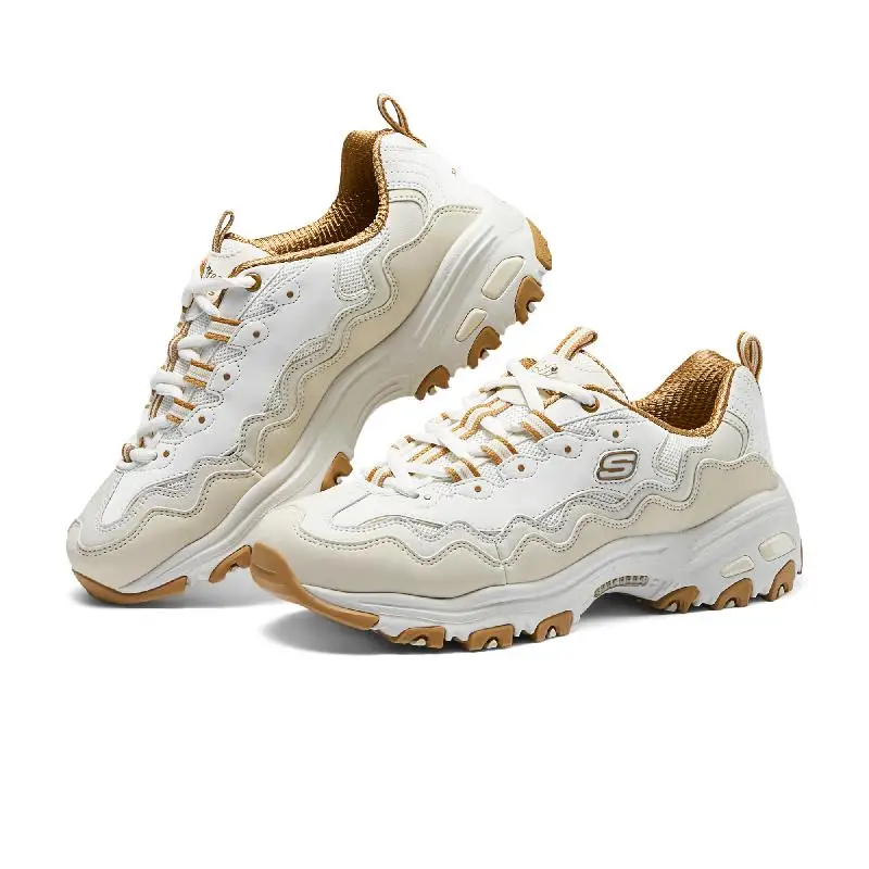 

Skechers Women's Shoes Color-Blocked Panda Shoes Thick-Soled Height-Increasing Dad Shoes Fashionable Versatile Sneakers Casual Shoes 149792-Nttn