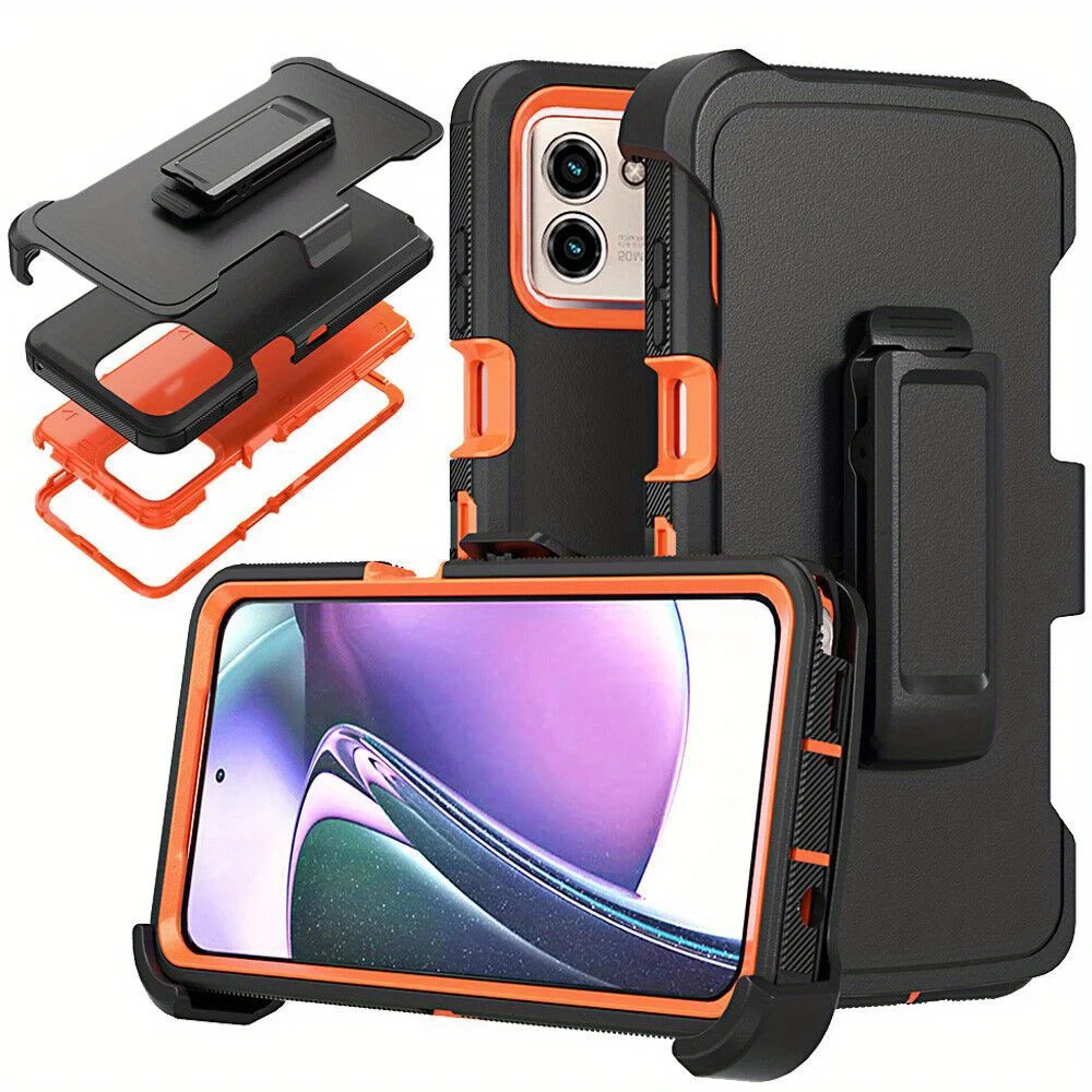Luxury Armor Silicone Case for Iphone 15Pro Max 14 13 12 11 Xsmax Heavy Duty Protection Cover Belt Clip Fits Otterbox Shockproof