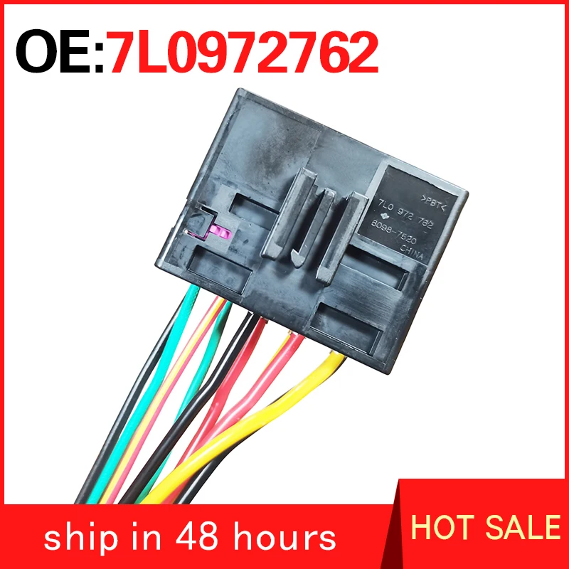 7L0972762 for Audi Volkswagen A3 Q3 TT Golf Tiguan Beetle Magotan Passat CC Golf Jetta Bora Electric Seat Heating Plug Connector