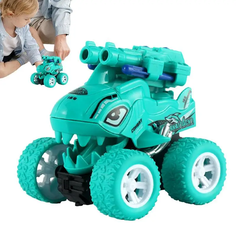 Veicoli dinosauro creativo inerzia auto Tyrannosaurus Rex catapulta auto inerzia auto Mini Tyrannosaurus bambini tirare indietro auto giocattolo