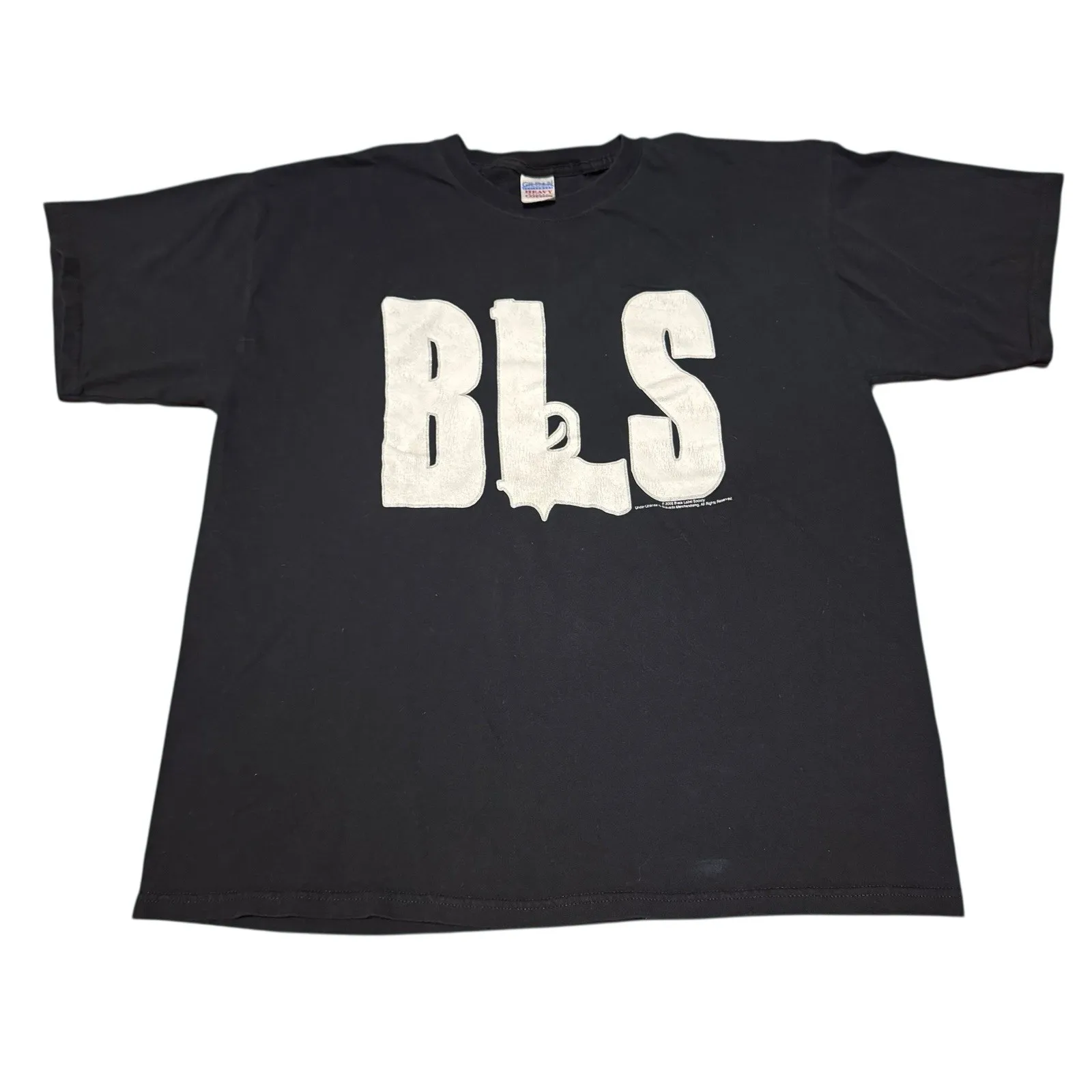 Vintage Shirt Mens XL Black Label Society Tour 2005 BLS Gun Logo Band Music RARE