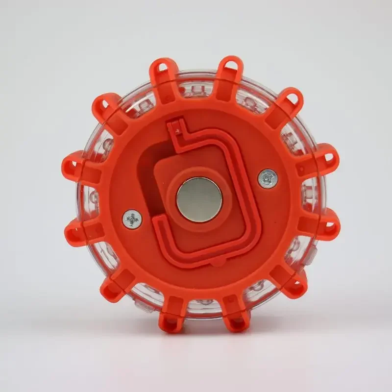 9モード12LED道路安全交通信号フラッシュ警告ランプ磁気ベースディスクビーコン（車、トラック、ボート用）