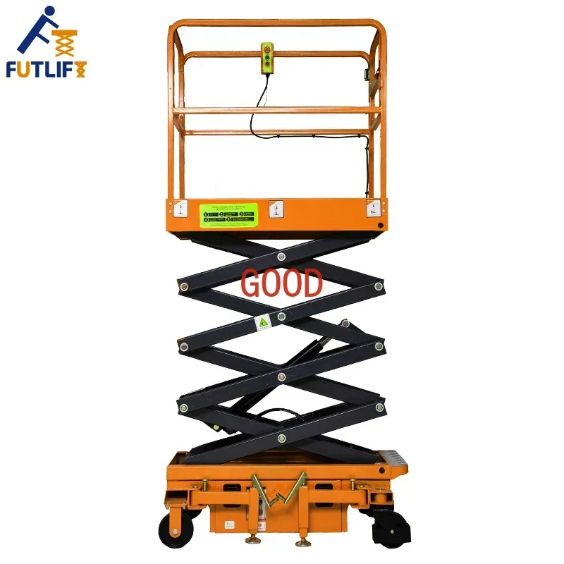 Outdoor Electric Scaffolding Lift Platform 3m 3.9m Mobile Mini Scissor Lift