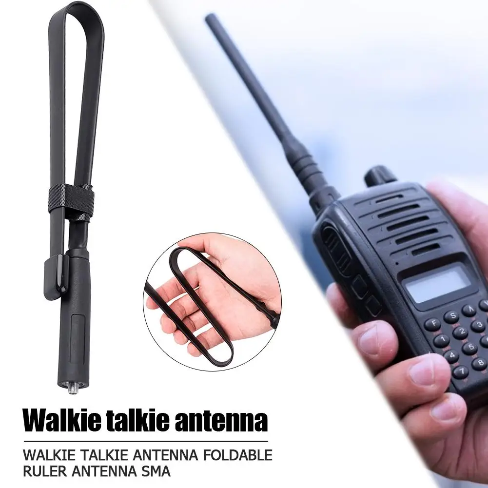 Antenna walkie-talkie pieghevole SMA-femmina per UV-5R UV-82 (48 cm)