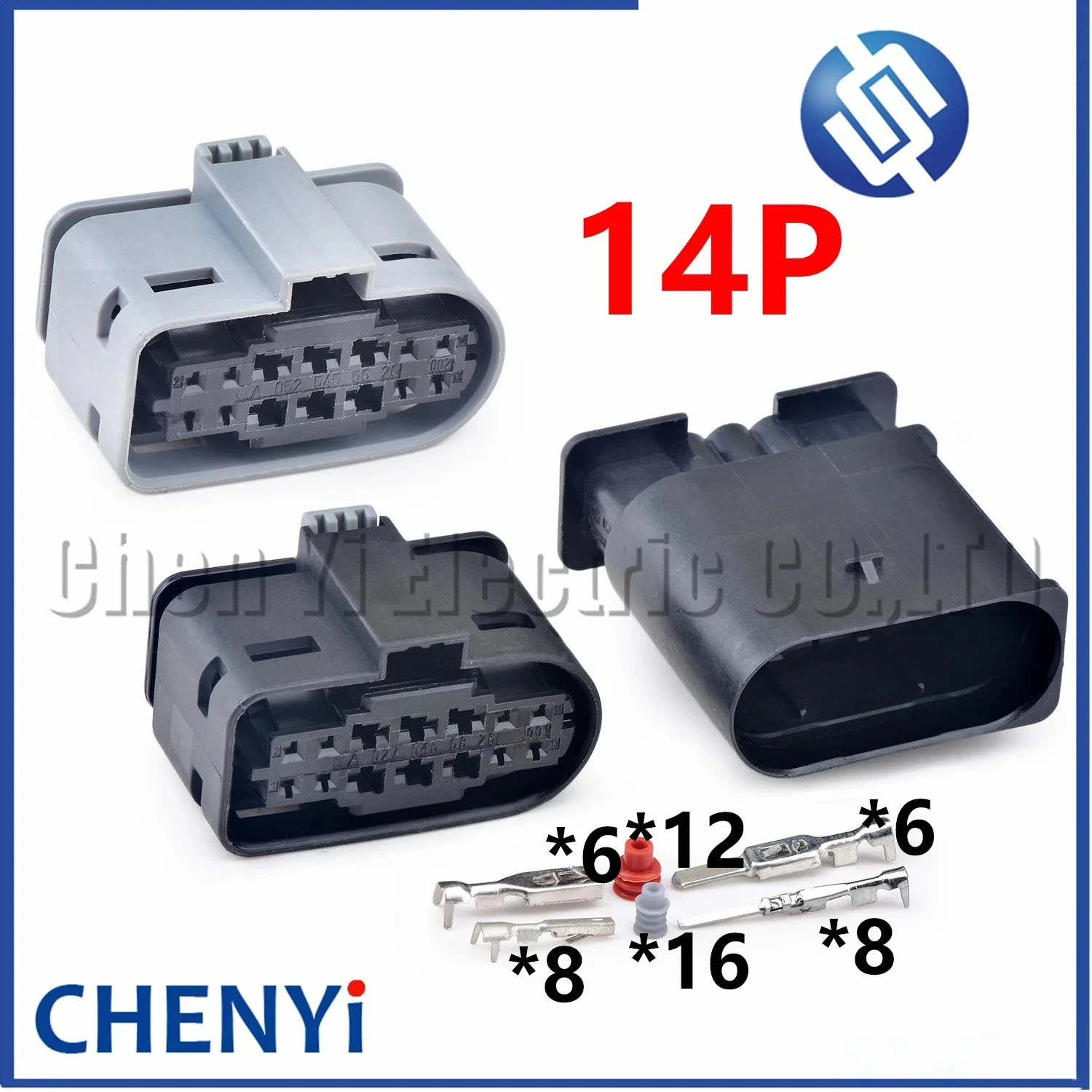 14 Pin auto waterproof connector Headlight Lamp harness Plug A0275459826 A0525455626 A0005459319