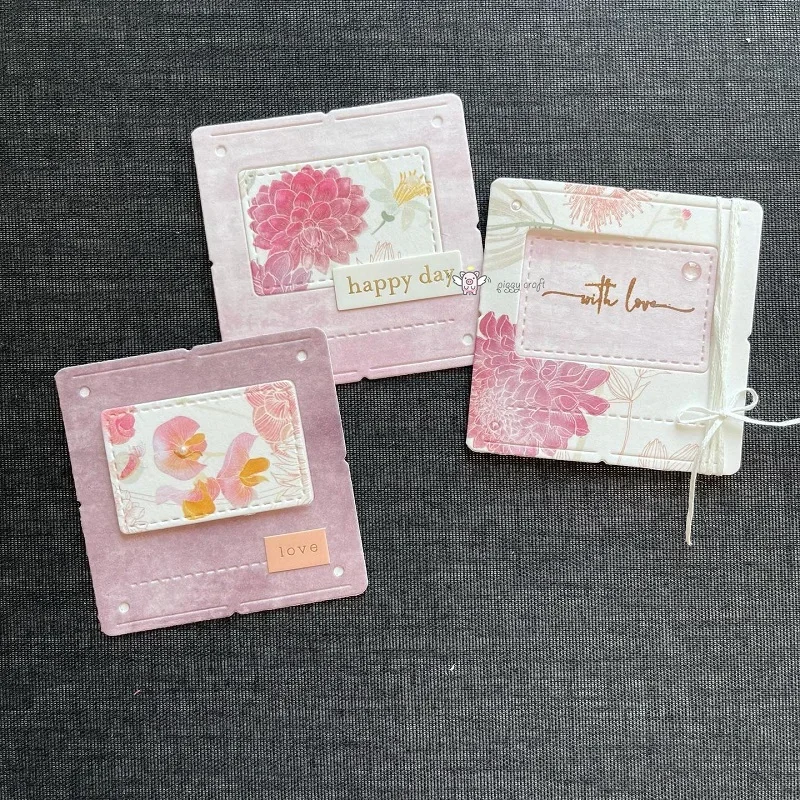 

Металлические вырубные формы Piggy Craft для декора фоторамок, трафареты для скрапбукинга, ножи для вырезания, штампы, трафареты для рукоделия