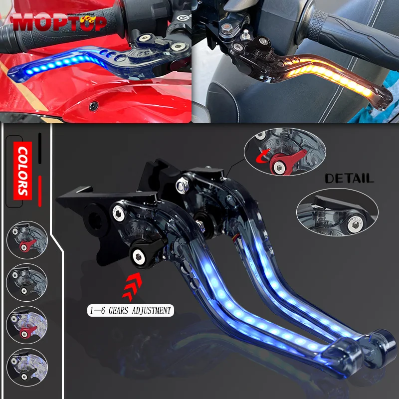 

NEW Motorcycle CNC Adjustable Always-on Signal Light Short Brake Clutch Lever Handle For CBR300R CBR500R CBR250R MSX125 msx125