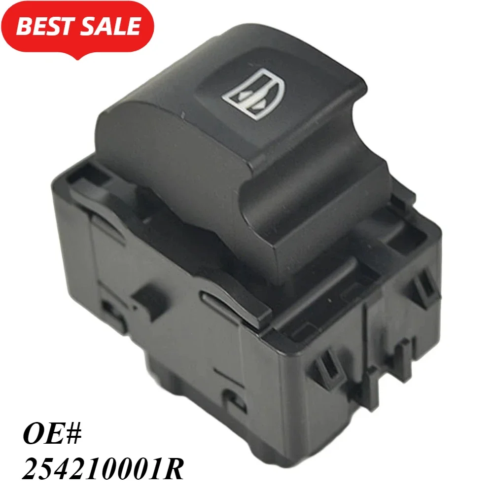 

Auto Window Control Switch 254210001R Black for Renault Fluence Replace Parts