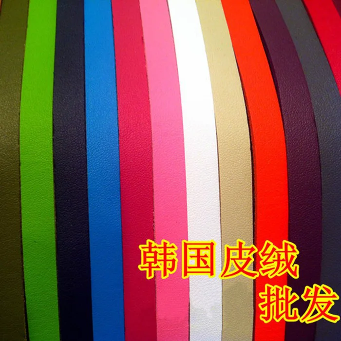 

Diy Jewelry Handmade Flat Leather Cord Korean Velvet Cord/leather Strip Leather Cord Single-sided Velvet Imitation Leather Cord