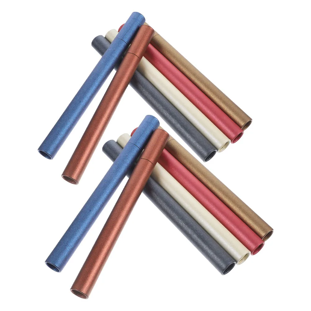 

12pcs Incense Tube Holder Portable Storage Box For Sticks Longlasting Fragrance Incense Stick Container For Home Office Car