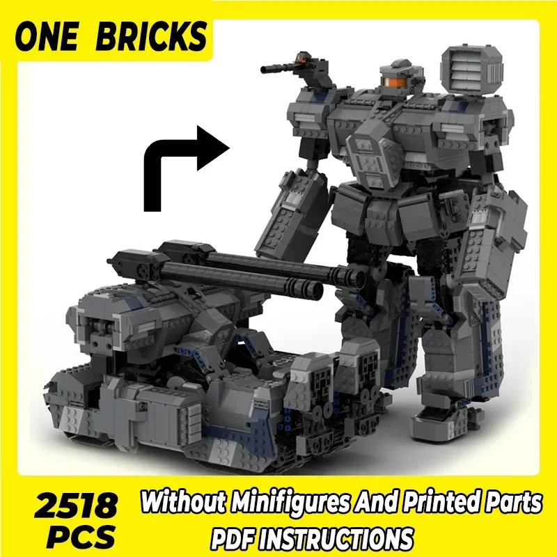 Moc Building Blocks Military Model Classics Convertible Mortar Technical Bricks DIY Assembly Famous Toys For Childr Holiday Gift