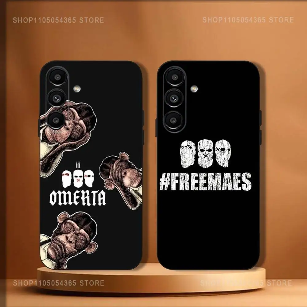 

HipHop O-Omertas Phone Case For Samsung Galaxy A20,A21s,A22,A31,A32,A52,A53,A72,73,A80 Soft Black Cover