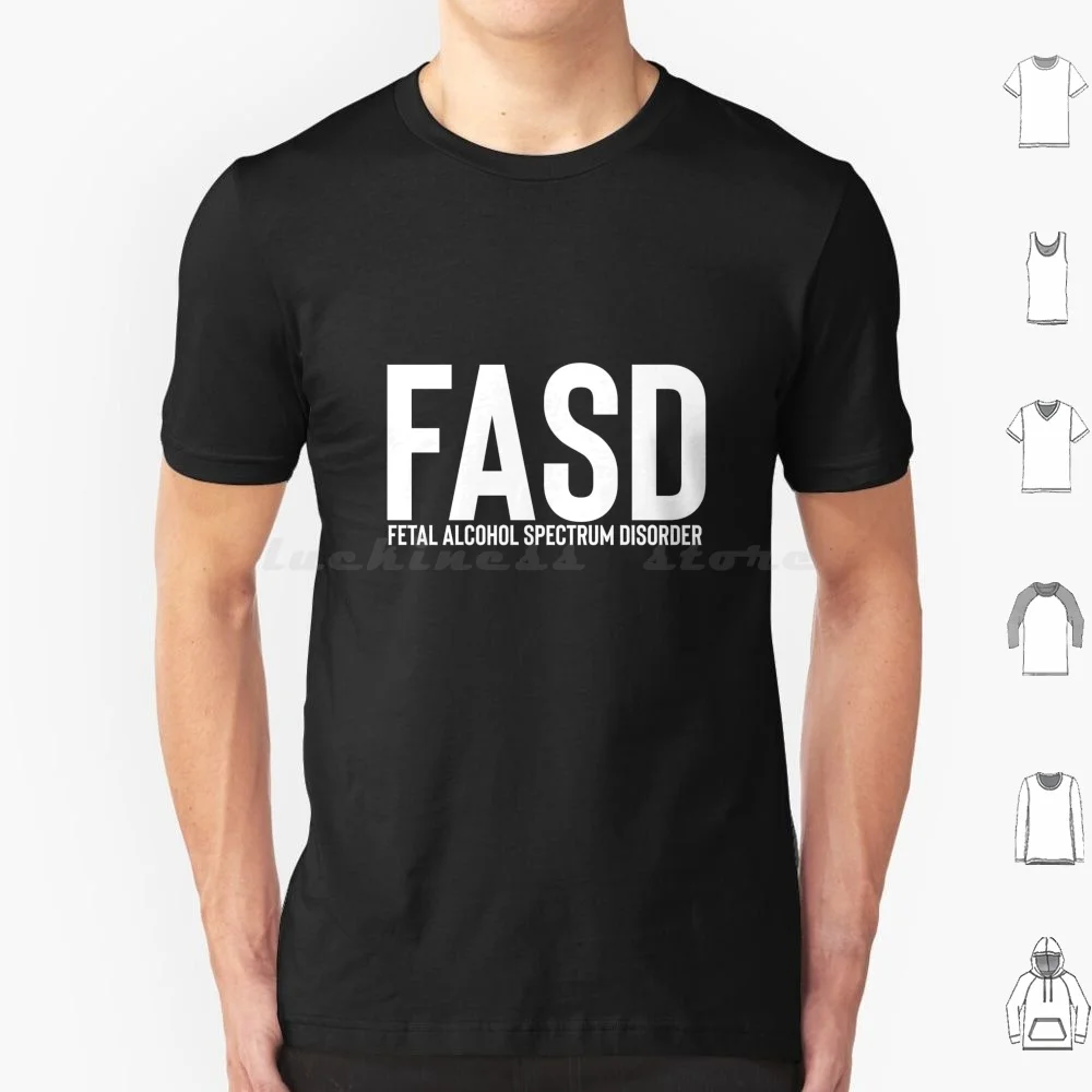 

Fasd ( White Letters ) T Shirt Big Size 100% Cotton Fasd