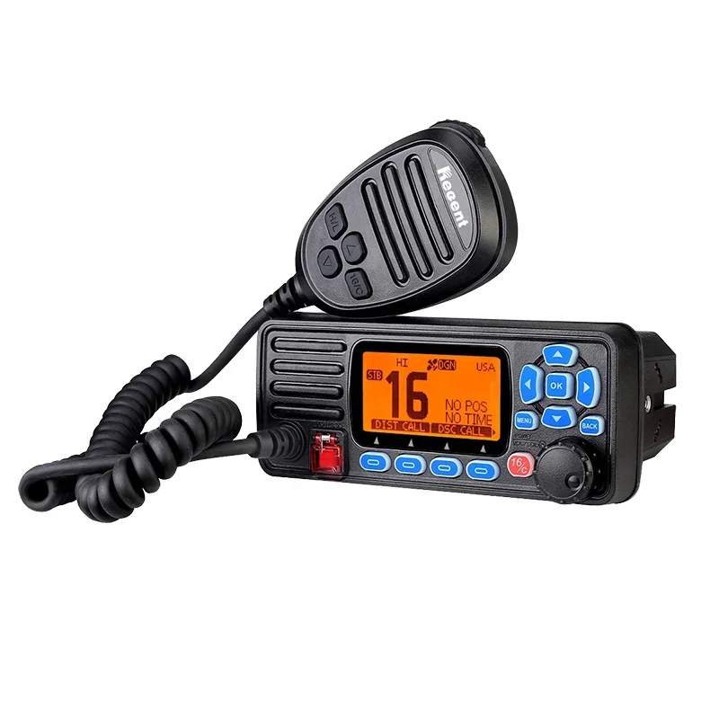 RS-509MG 25W VHF 50KM Wireless GPS IPX7 Waterproof Marine Transceiver Auto DSC Call Walkie Talkie For Long Range Car Boat Use