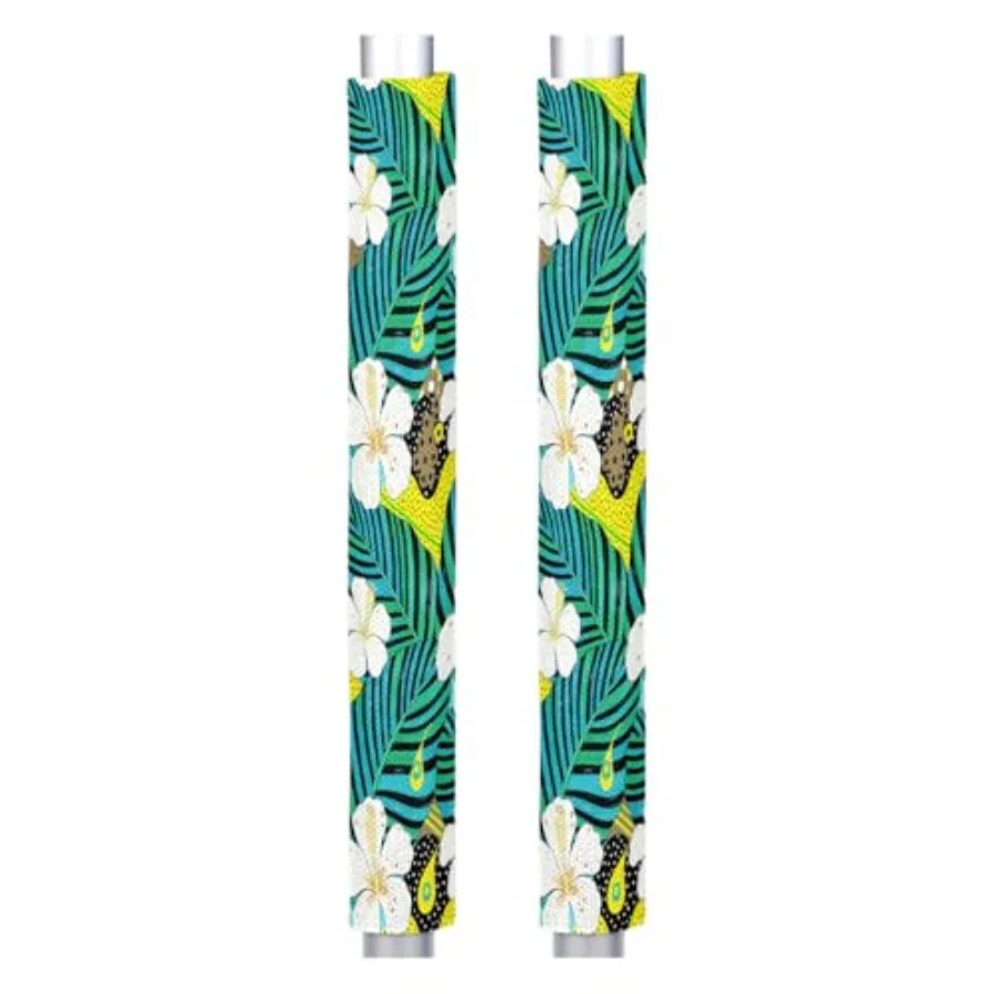 

Refrigerator Door Handle Covers Set of 2, Tropical Flowerss Fridge Handle Cover Washable Fridge Dishwasher Oven Door Decor Prot