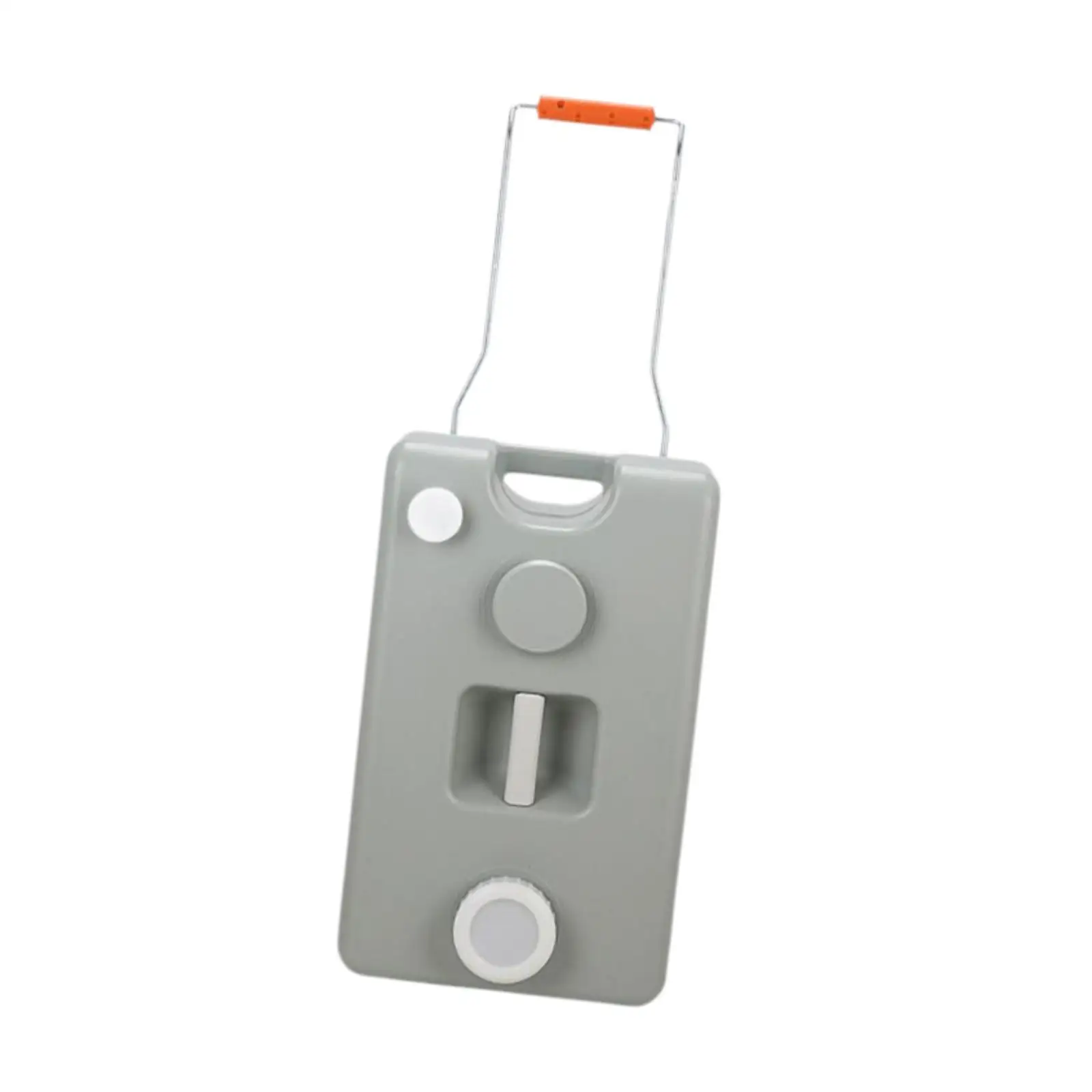 عربة خزان المياه المحمولة RV سعة 25 لترًا احترافية مع عجلتين كبيرة لمياه الصرف الصحي