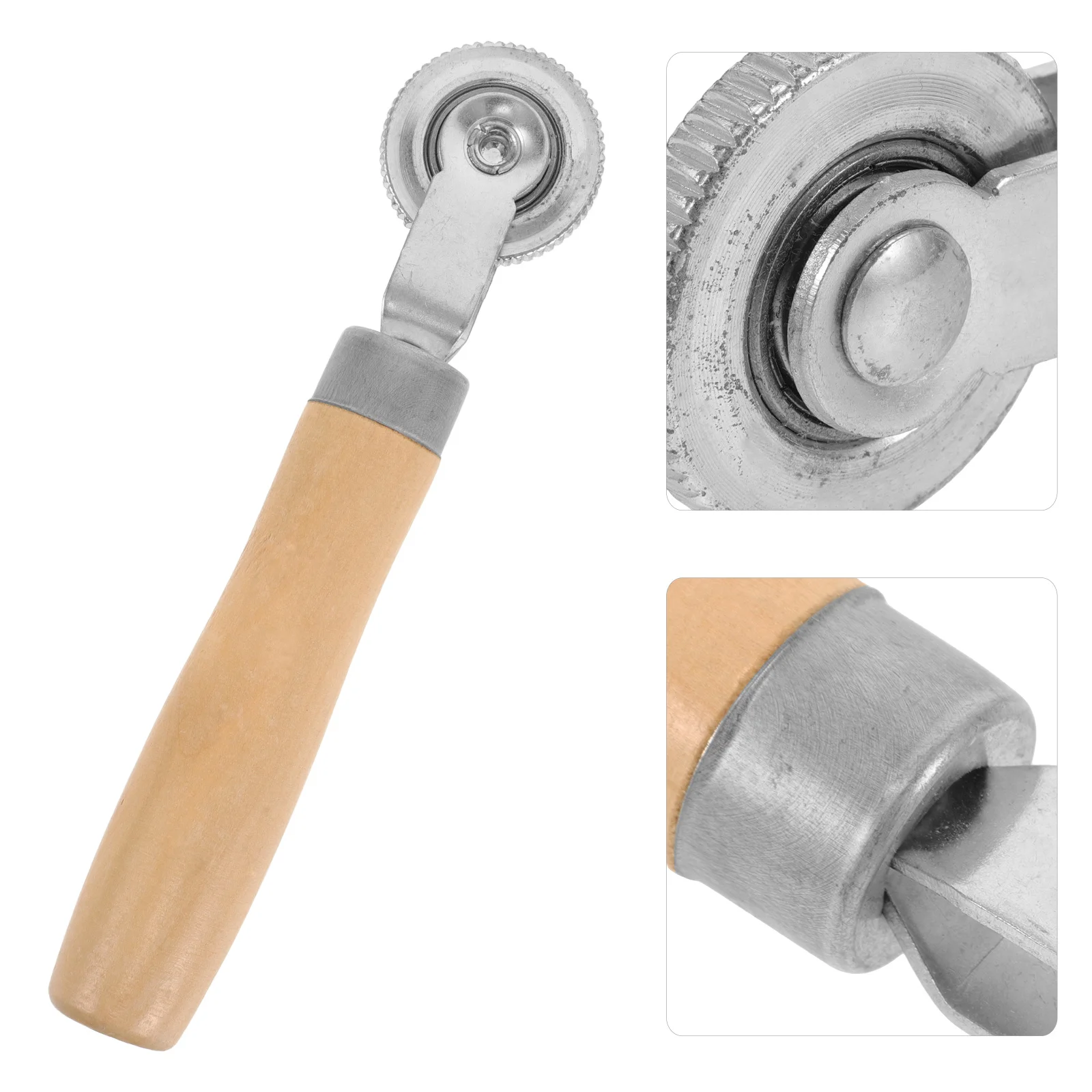 

1Pcs Car Tire Repair Tool Wooden Handle Roller Tire Repair Pressing Wheel Installation Rolling Tool High Wear Resistance