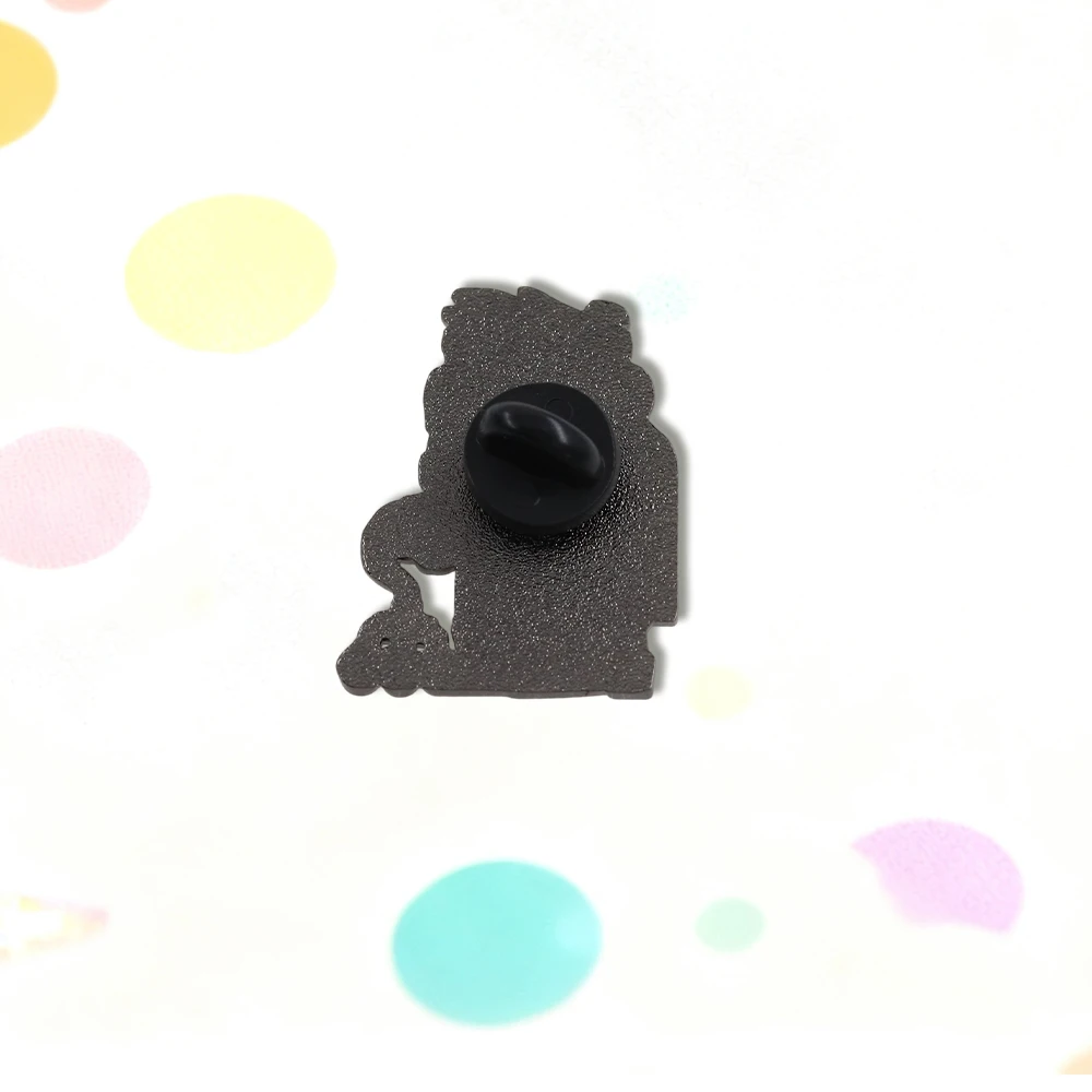 Classic Anime Brooch Pin Cute Chibi Old Man Enamel Badge Collective Metal Pin Movie Peripheral Jewelry Decoration Fans Gift