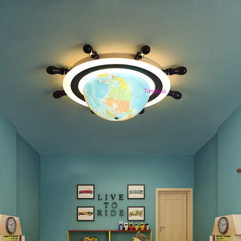 

Children's Room Led Ceiling Light Eye Protection Bedroom Ceiling Lamp Globe Children's Playground Kindergarten Cartoon led Light