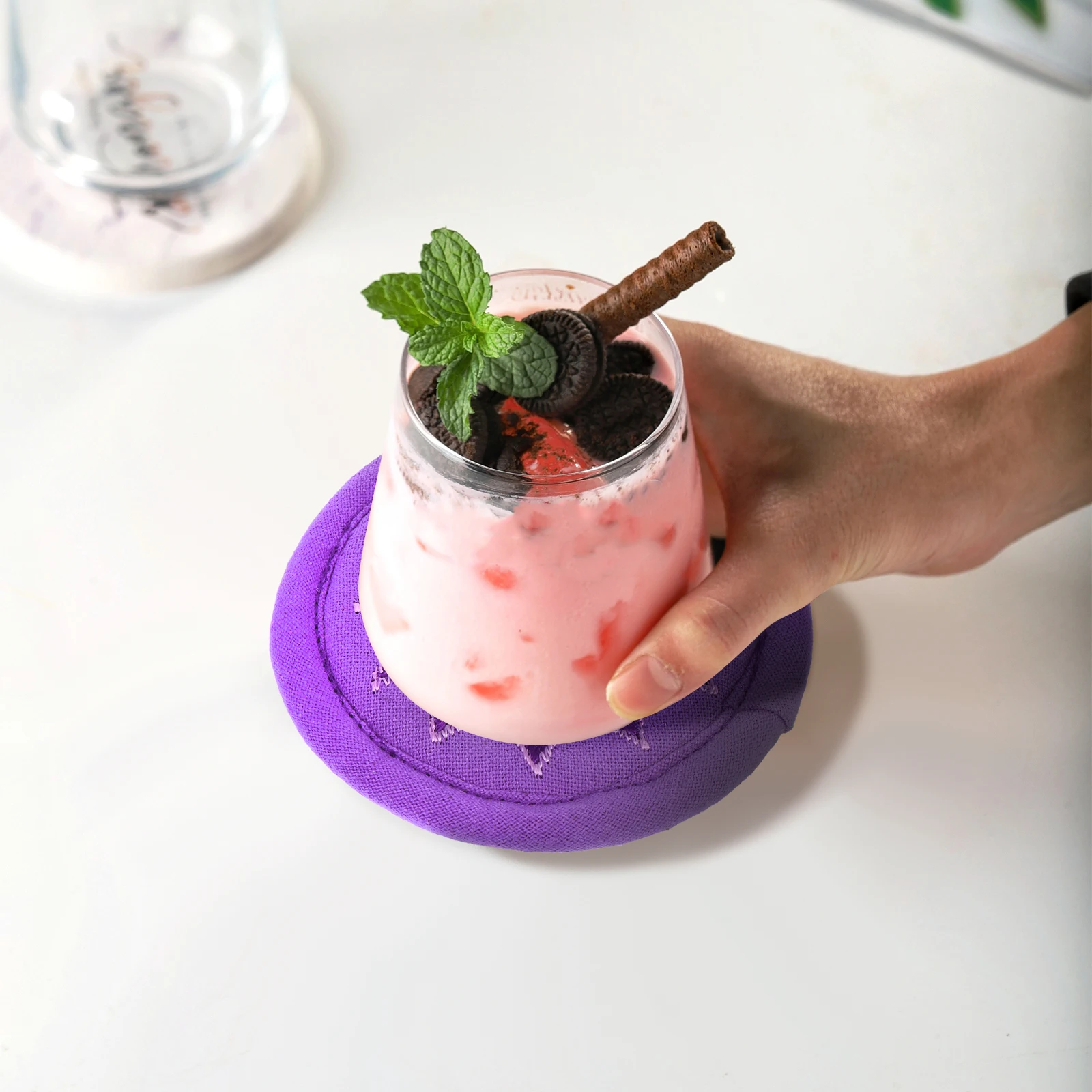 

Handmade Singing Bowl Cushion Tibetan Bowl Pad for Buddhism Decor Embroidered Sound Bowl Mat Home Spiritual Decoration Gift