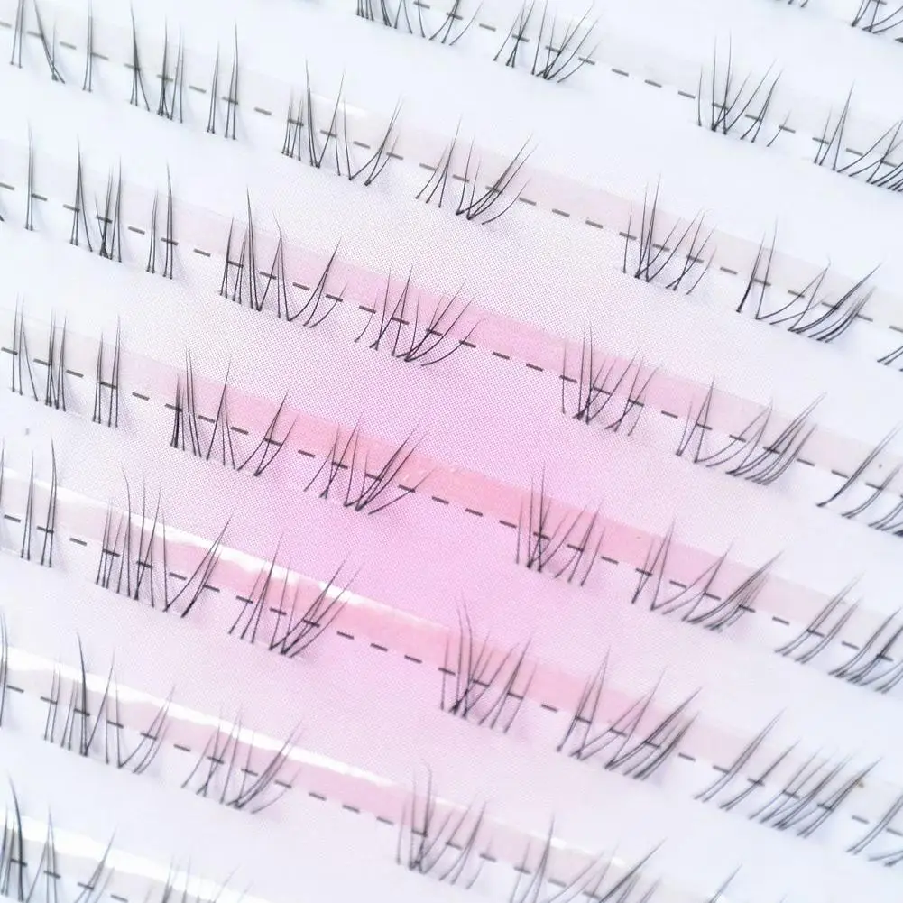 Faux-cils auto-adhésifs sans colle pour femmes, ailés, moelleux, naturels, épais, Manga, réutilisables, élargis, faciles à appliquer