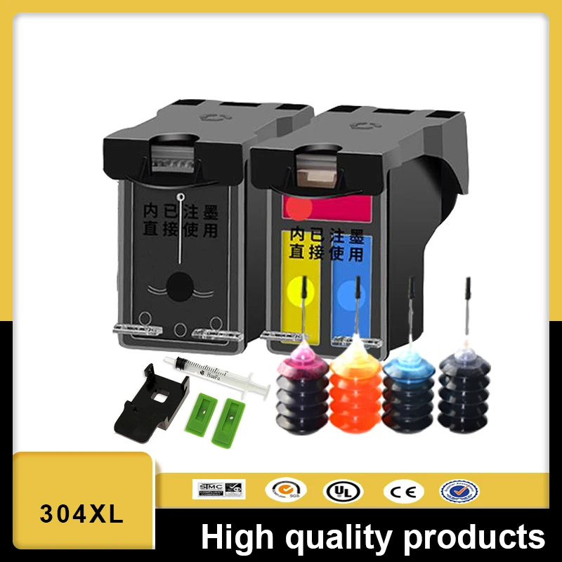 

304XL картридж для HP 304 HP304, сменный совместимый принтер Deskjet Envy 2620 3720 5000 5010 5012 5014 5020 5030 5034