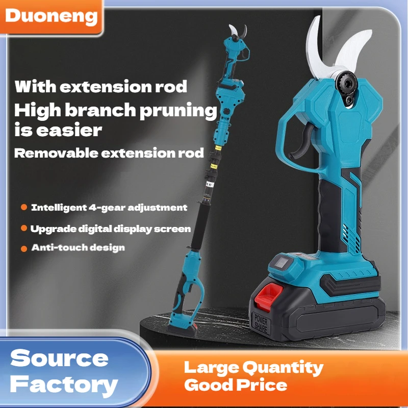 21 فولت الكهربائية عالية فرع المقلم حديقة مجموعة بطارية تعمل بالطاقة مقص التقليم فرش تمديد المقصات مع القطب تلسكوبي #2