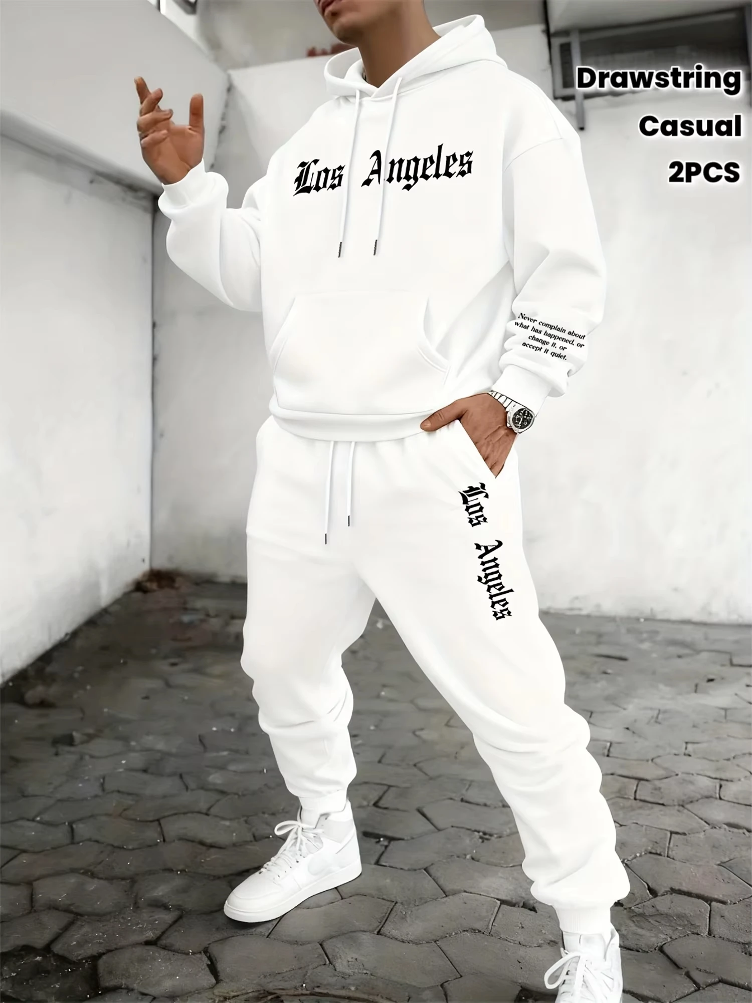 Men 2 Piece Tracksuit Hoodie - đánh giá và giá Streetwear Hoodie