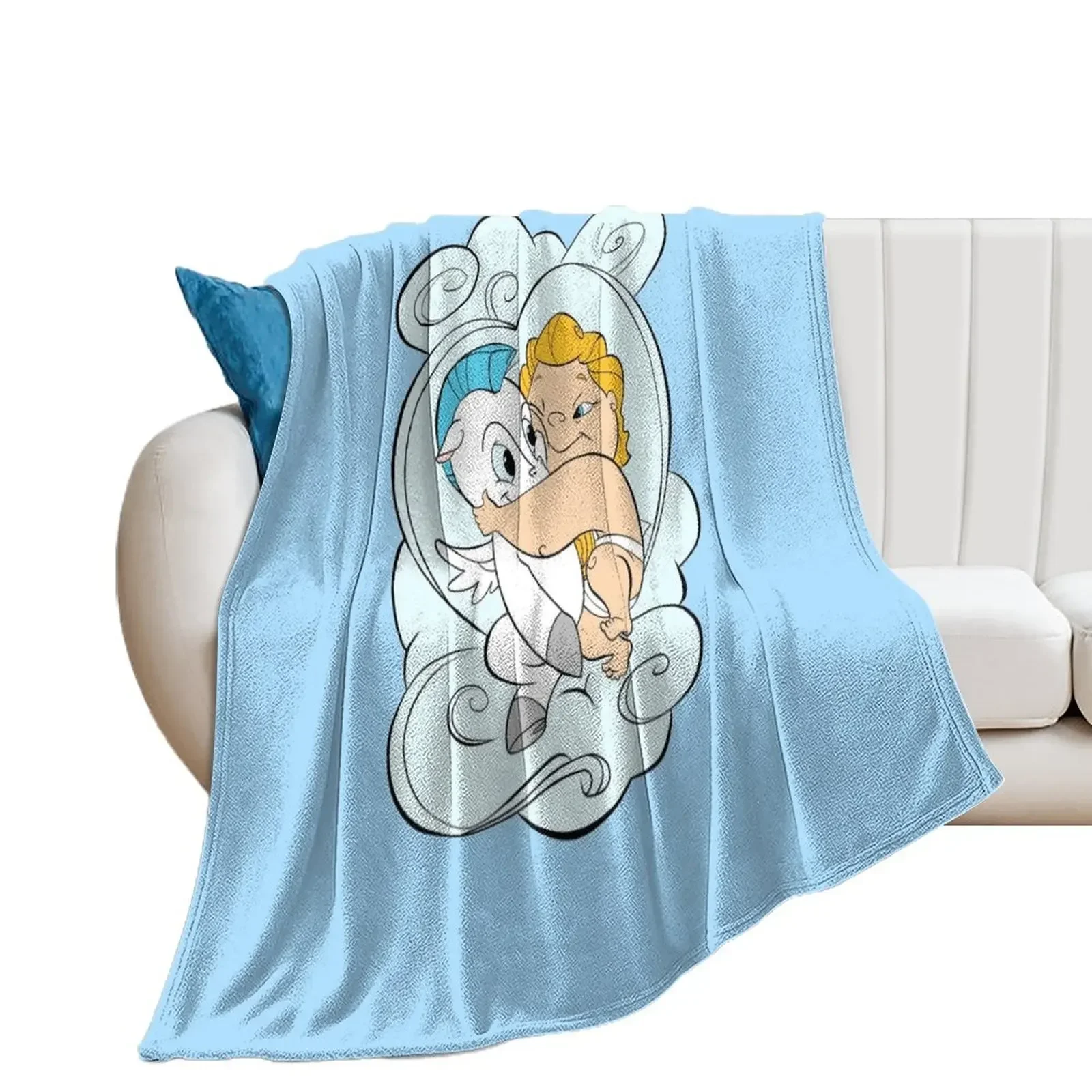 Friends: Hercules & Pegasus Throw Blanket Luxury St Nap blankets and throws Blankets