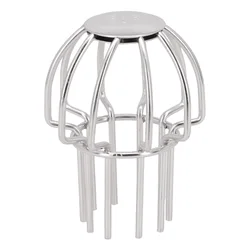 Stainless Steel Down Spout Filter Gutter Guard Debris Dirt Protector Outdoor Drain Cover Gutter Block Stops Blockage Leaves