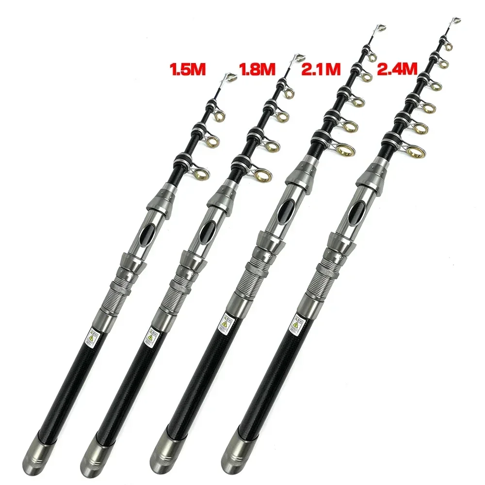 Angelrute Reel Set Superharten 1,5-2,4 m Teleskop Angelrute Spinning Angelrolle 2000 3000 Serie Meer angelgerät Pesca – Detail 4