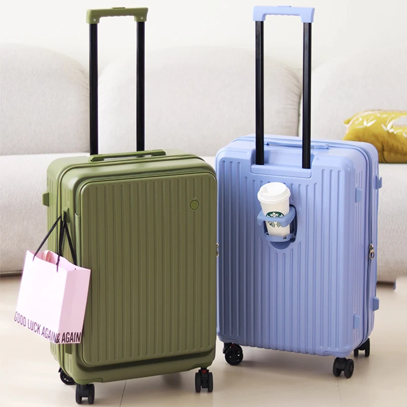 

COLENARA 20 "22" 24 "26" 28 "30" 32 дюймов Высококачественный чемодан большой вместимости Многофункциональный интернатный ящик ПК Чемодан на тележке Чемодан