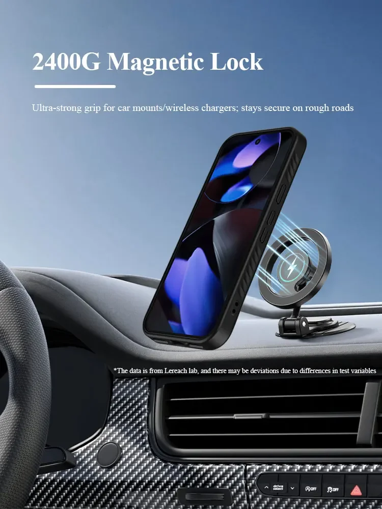 

Для Google Pixel 10 Pro XL Dofee магнитный чехол из ТПУ + ПК Magsafe зарядка со стабильной защитной задней крышкой