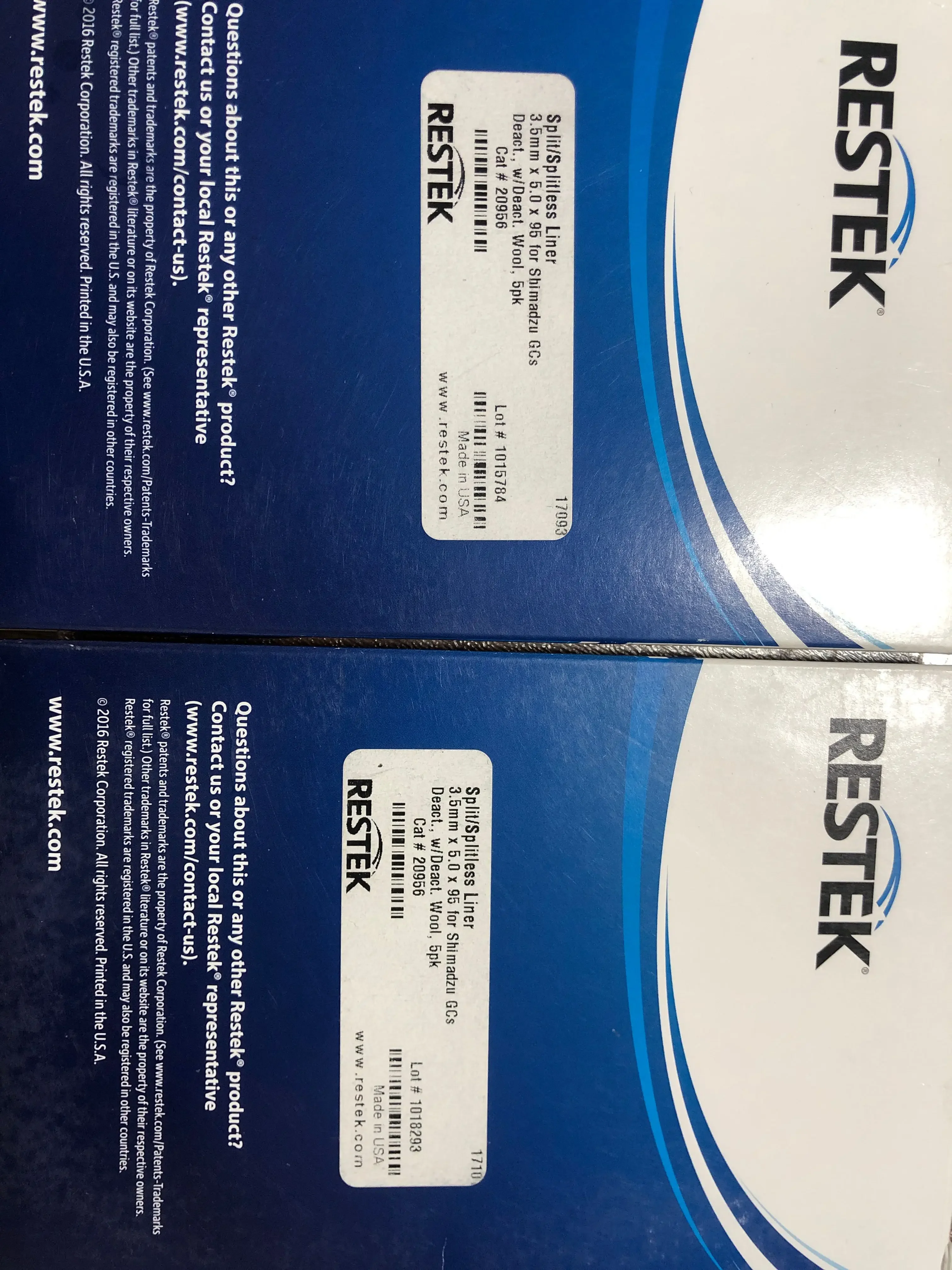 Forro de derivación/sin derivación Shimadzu 3,5 mm * 5,0 * 95 20956 RT-20956