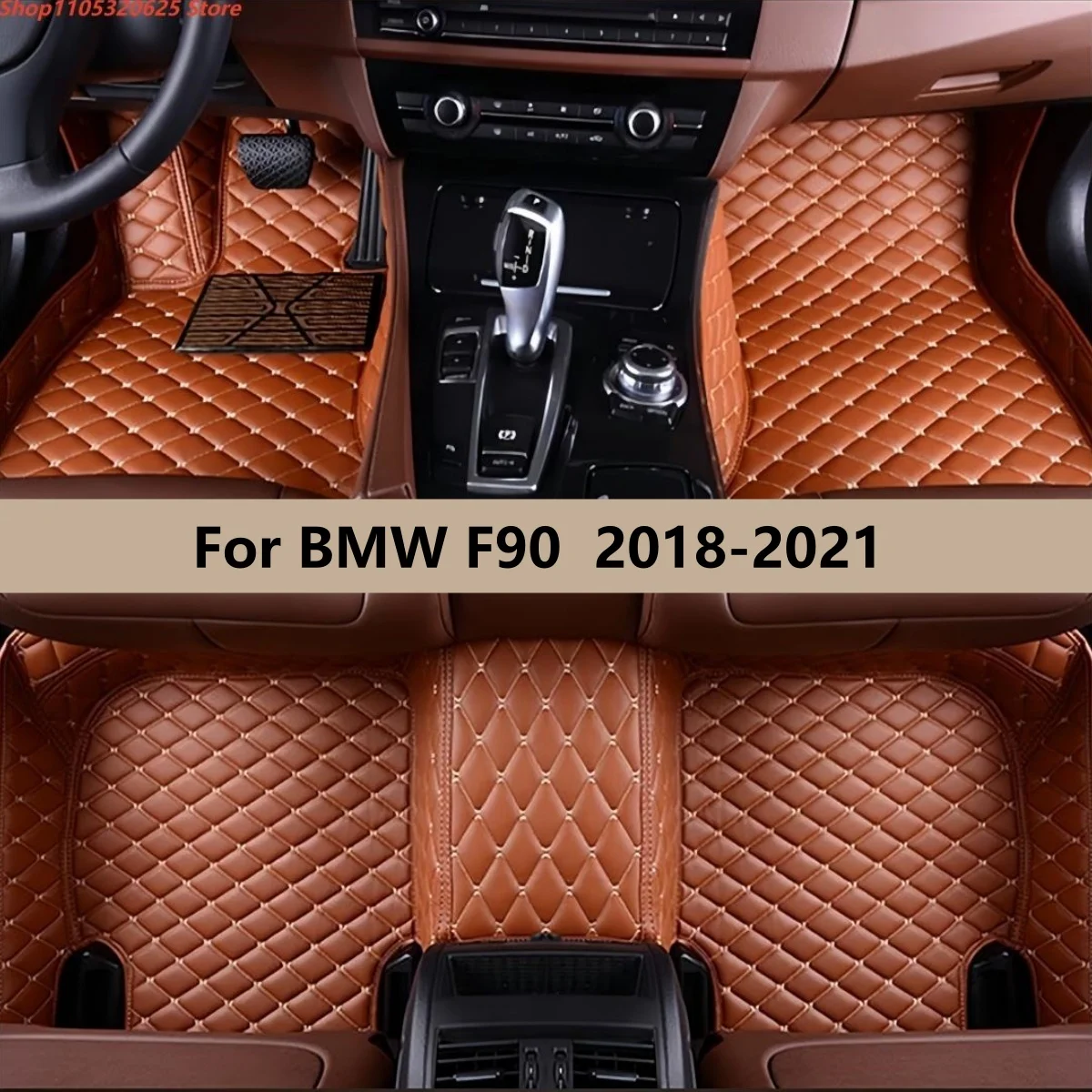 

Автомобильные коврики для BMW F90 M5 2018 2019 2020 2021, водонепроницаемые коврики для автомобилей, полный комплект, аксессуары