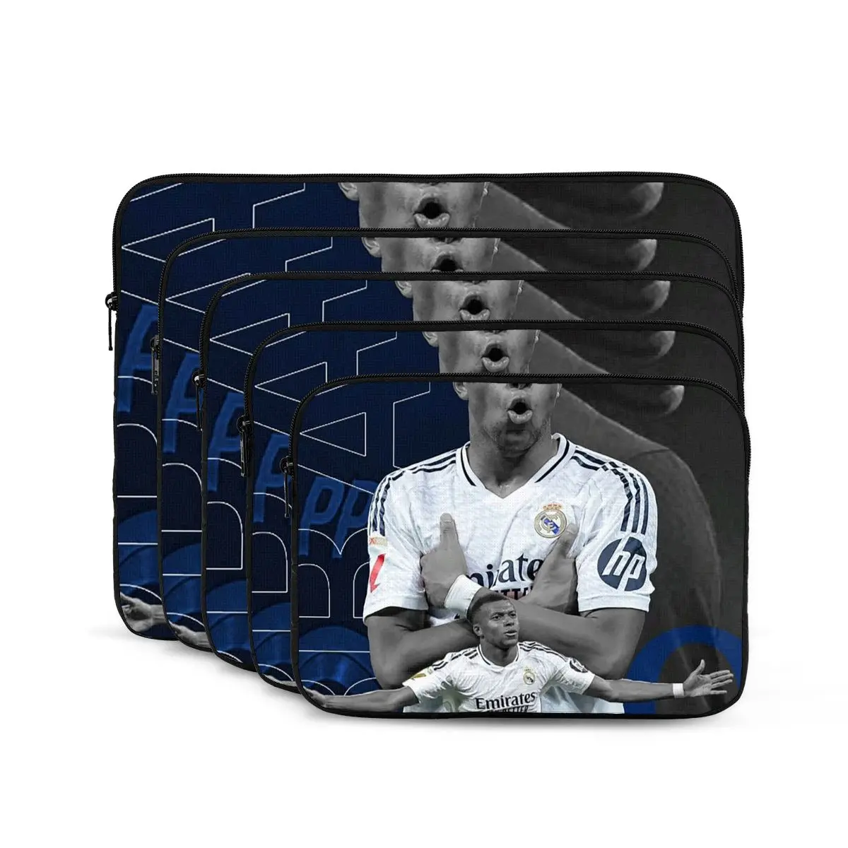 Football KM Mbappe Soccer  Notebook Laptop Bag Case Pouch Notebook Sleeve Cover Bag Tablet Shockproof Case Bag